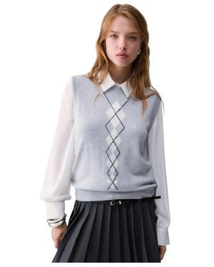 Liu Jo Sweater Ballantyne - Grijs