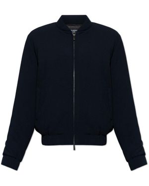 Emporio Armani Jacket Met Zakken - Blauw