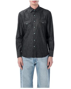 Salvatore Piccolo Denim Shirts - Nero