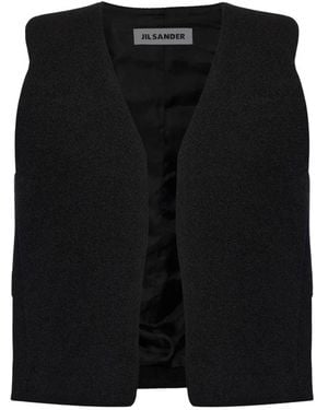 Jil Sander Suit Vests - Negro