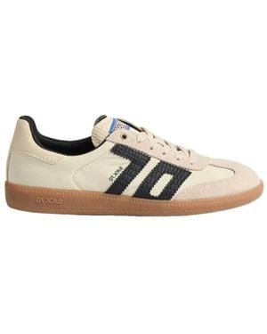 Back70 Und Schwarze Stoff-Sneaker - Braun