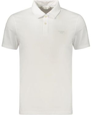 Guess Tops ,Wit ,Katoen Poloshirt Met Korte Mouwen