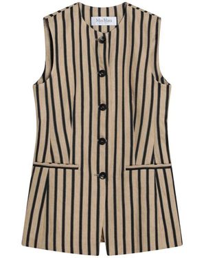 Max Mara Stilvolles Ärmelloses Top - Braun