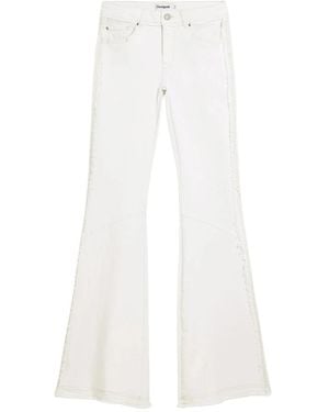 Desigual Flared Jeans - Blanco