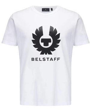 Belstaff Tops ,Wit ,Katoen Phoenix Grafisch T-Shirt