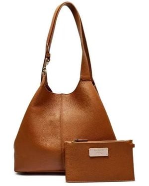 Coccinelle Tote Bags - Marrone