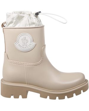 Moncler Rain Boots - Natural
