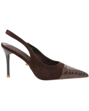 Twentyfourhaitch Varne Pumps - Braun