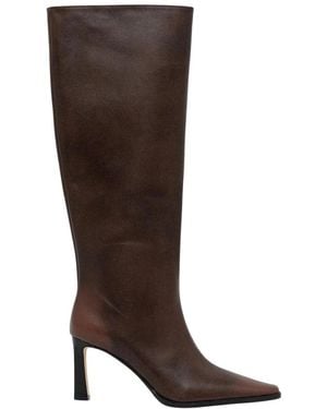 Michael Kors Schoenen ,Bruin ,Leer Darrah Hoge Laars