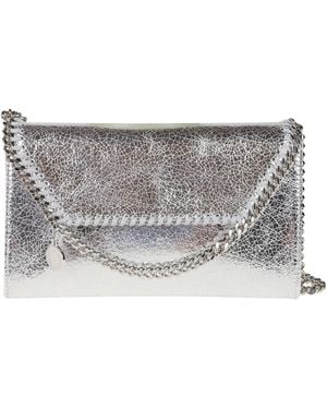 Stella McCartney Tassen ,Grijs ,Polyester Falabella Wallet On Chain