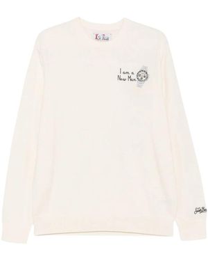 MC2 Saint Barth Hoodies & Sweatvesten ,Wit ,Sweatshirt