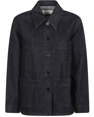 Jil Sander Denim Jackets - Black