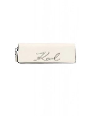 KARL LAGERFELD K/Signature Envelope Clutch - Weiß
