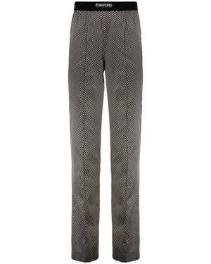 Tom Ford Slim-Fit Trousers - Grijs