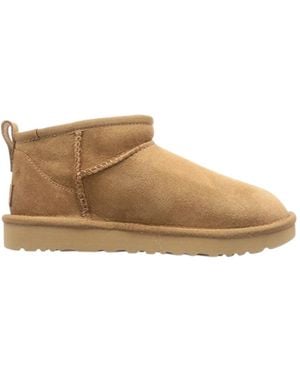 UGG Schoenen ,Bruin ,Wol Classic Ultra Mini