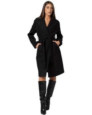 Kocca Belted Coats - Black