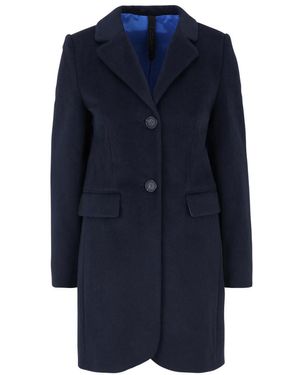 Betty Barclay Single-Breasted Coats - Blauw