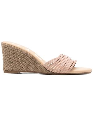 Manebí X 0.7 Multi Bands Mule Keilabsatz Espadrilles - Braun
