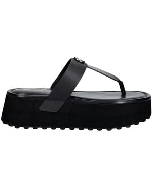Michael Kors Koya Flip Flap - Schwarz