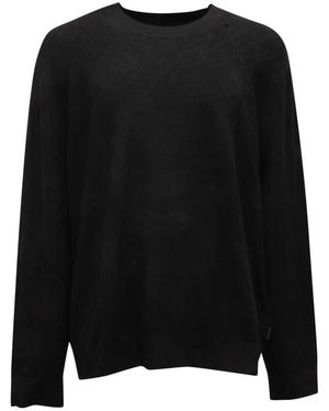 Armani Round-Neck Knitwear - Black