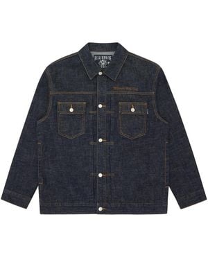 BBCICECREAM Script Logo Jeansjacke - Blau