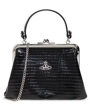 Vivienne Westwood Handtasche Oma Rahmen - Schwarz