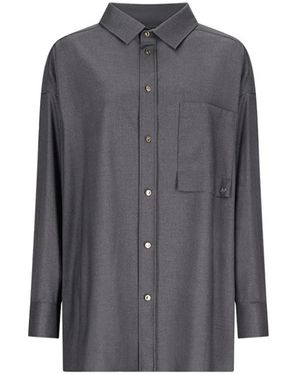 DARKPARK Oversized Shirt Voor Alec - Grijs