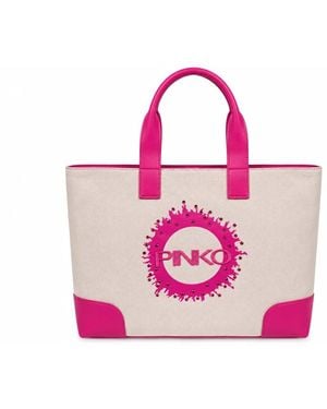 Pinko Tassen ,Trigno Shopper - Roze