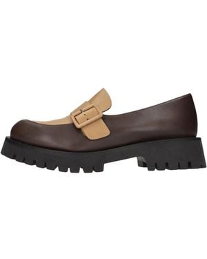 Chie Mihara Flat Shoes - Brown
