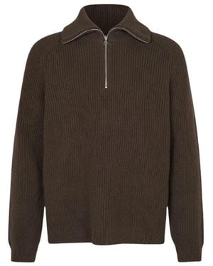 Samsøe & Samsøe Round-Neck Knitwear - Marrón