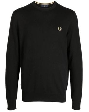 Fred Perry Sweatshirts - Black