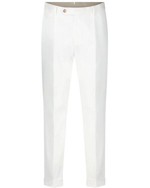 Windsor. Pantaloni chino eleganti - Bianco