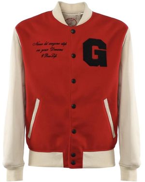 Giuliano Galiano Bomber Jackets - Red