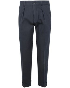 Incotex Tapered Fit Broek - Blauw