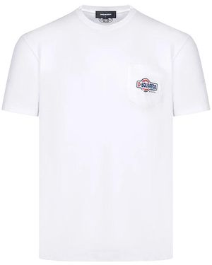 DSquared² Tops ,Wit ,T-Shirt