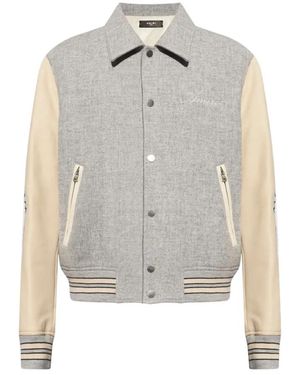Amiri Bomber Jackets - Grey