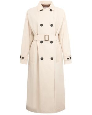Peserico Trench Coats - Natural