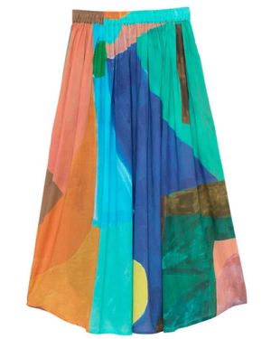 G.Kero Midi Skirts - Blue