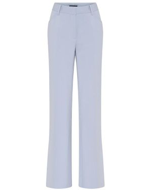 Bruuns Bazaar Straight Trousers - Blue