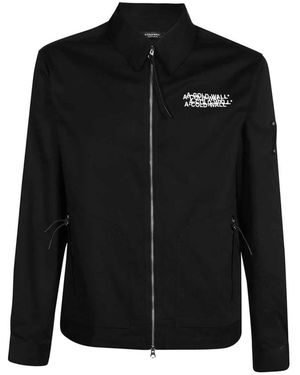 A_COLD_WALL* Voorrits Katoenen Shirt - Zwart