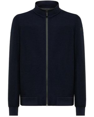 Rrd Hoodies & Sweatvesten ,Blauw ,Zip-Through Sweatshirt
