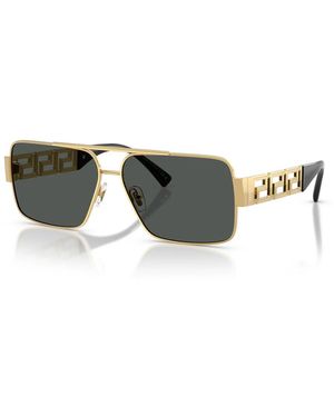 Versace Ve2290 Navigator Sonnenbrille - Gelb