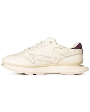 Reebok Schoenen ,Wit ,Leer Classic Leather Ltd - Naturel