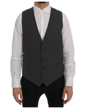Dolce & Gabbana Suit Vests - Nero