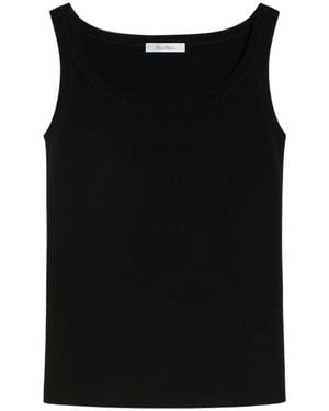 Max Mara Sleeveless Tops - Black