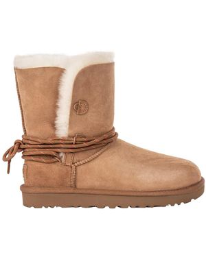 UGG Schoenen ,Bruin ,Satijn Bailey Tie