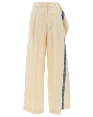 JW Anderson Wide Trousers - Natural
