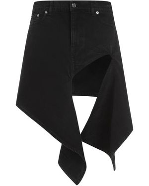 Y. Project Denim Skirts - Negro