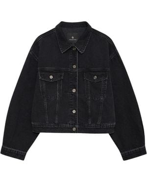 Anine Bing Denim Jackets - Black