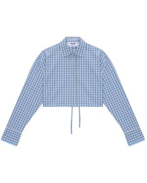 MSGM Shirts - Blue